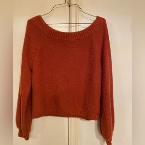 Hollister woman’s size xs rust color sweater